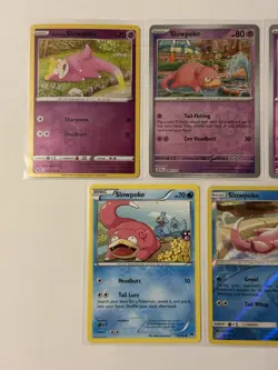 Pokemon TCG Lot Of 5 Slowpoke Cards - All Near Mint / Light Play Condition! - Image 2