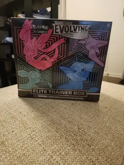 Pokemon TCG Evolving Skies Elite Trainer Box Sword, Sealed, Espeon Box 820650808944 - Image 1