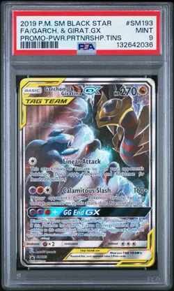 Pokemon TCG - Garchomp & Giratina GX SM193 PSA 9 Tag Team Sun & Moon Promo - Image 1