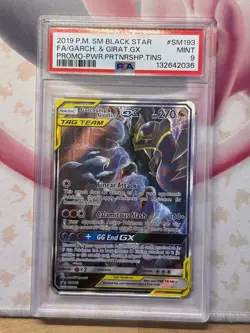 Pokemon TCG - Garchomp & Giratina GX SM193 PSA 9 Tag Team Sun & Moon Promo - Image 3