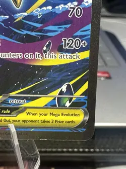 Mega Sharpedo ex 127/094 Special Illustration SIR Pokemon Phantasmal Flames - Image 3