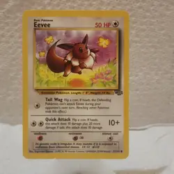Pokemon Eevee Jungle 51/64 Common 50 HP Regular Basic English Unlimited - Image 1