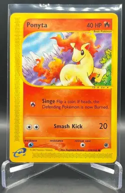 Pokemon TCG Expedition Base Set PONYTA Regular, Common - 126/165 - Image 1