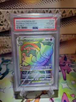 PSA 10 Mewtwo VSTAR 079/078 Secret Rare SWSH: Pokemon Go - Image 1