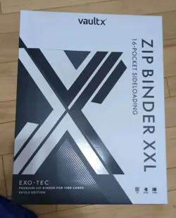 VaultX SV10.5 XXL Binder 16 Pocket Pokemon Black Bolt & White Flare IN HAND - Image 1