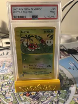 2003 Pokemon Skyridge Ledyba & Ledian Rev. Foil PSA 9 Mint 2 Card Sequential Set - Image 4