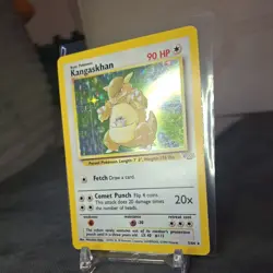 Pokemon TCG Kangaskhan 5/64 Jungle Holo Rare WOTC 1999 Vintage LP-MP - Image 2