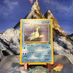 Lapras - 10/62 Pokemon Fossil - Holo LP - Image 1