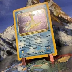 Lapras - 10/62 Pokemon Fossil - Holo LP - Image 2