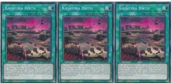 3X MP23-EN200 Kashtira Birth - Prismatic Secret Rare 1st Edition YuGiOh Card - Image 1