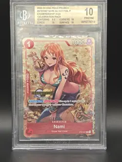 Pristine Nami (CS 2023 Celebration Pack) ST01-007 One Piece Promotion Cards Foil - Image 1