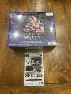 One Piece Card Game OP14 The Azure Sea's Seven Booster Box | PROMO CARD | SEALED - Image 1