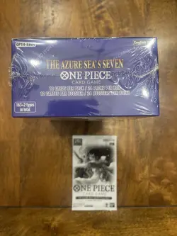 One Piece Card Game OP14 The Azure Sea's Seven Booster Box | PROMO CARD | SEALED - Image 2