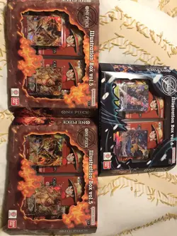 One Piece Illustration Box Vol 5 & Vol 6 Lot Of 3 - Image 1