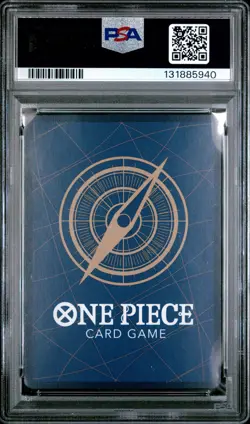 2025 ONE PIECE OP11-A FIST OF DIVINE SPEED 3RD ANV-SILVER MONKEY D. LUFFY PSA 10 - Image 2