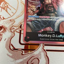 One Piece English Monkey.D.Luffy ST01-001 Leader Foil - Near Mint - Image 2