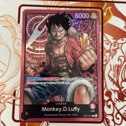 One Piece English Monkey.D.Luffy ST01-001 Leader Foil - Near Mint - Image 1