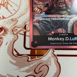 One Piece English Monkey.D.Luffy ST01-001 Leader Foil - Near Mint - Image 2