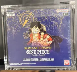 One Piece OP-01 Romance Dawn Booster Box BLUE BOTTOM English NEW SEALED, MINT - Image 1