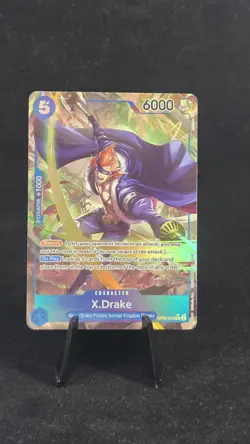 X.Drake OP05-055 alt art One Piece Card Game Awakening New Era - Image 1