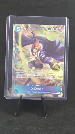 X.Drake OP05-055 alt art One Piece Card Game Awakening New Era - Image 3