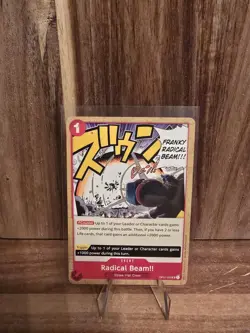 One Piece Tcg Radical Beam!! Event Op01-029 UC Eng Nm - Image 1