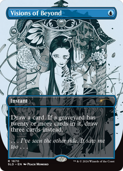 Visions of Beyond (Secret Lair) PROMO NM Blue Rare MAGIC GATHERING CARD ABUGames - Image 1