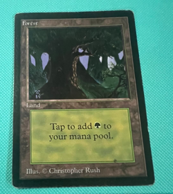 Forest - Beta - MTG - Magic the Gathering - Image 1