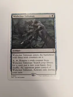 Wishclaw Talisman (White Border) Mystery Booster 2 Regular 51 MtG Non Foil - Image 1