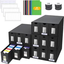 Trading Card Storage Box,15000+ Card Deck Box for MTG Commander, Trading Card... - Image 1