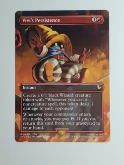 Vivi's Persistence (Borderless) Commander: Final Fantasy Non-Foil - Image 1