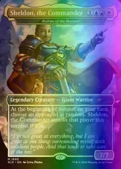 Ruhan of the Fomori (1695/3004) SLD LP FOIL- Alternate Name br Rainbow - Image 1