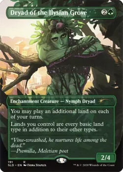 MTG Dryad of the Ilysian Grove (191/1831) Secret Lair Drop Series LP - Image 1