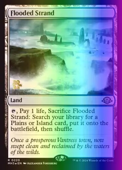 MTG Flooded Strand (220s/85) Modern Horizons 3 Promos LP FOIL - Image 1