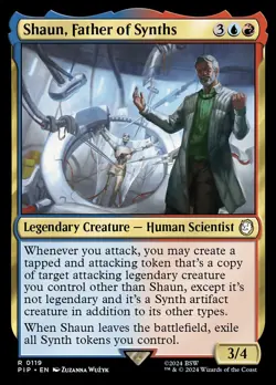 MTG Magic the Gathering Shaun, Father of Synths (119/1189) Fallout LP - Image 1