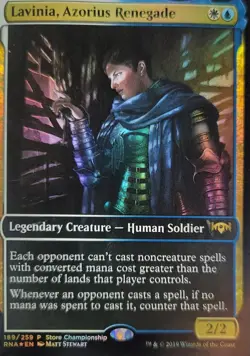 Lavinia, Azorius Renegade Game Day & Store Championship Promos Foil - Image 1
