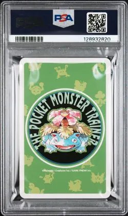1996 POKEMON GREEN VERSION PLAYING CARDS 9 OF CLUBS #055 GOLDUCK PSA 10 - Image 2