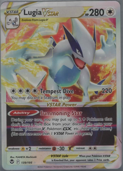 Lugia VSTAR 139/195 SWSH Silver Tempest Pokemon TCG NM - Image 1