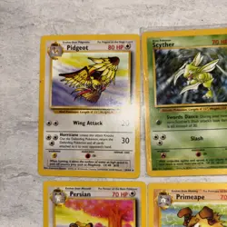 16 Card Lot Vintage Pokemon 1995 Base Unlimited Fossil Jungle - Image 2