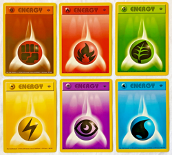 Pokemon 1st EDITION SHADOWLESS Energy Cards #97-102 - 6 Card Lot - NM to Mint! - Image 1