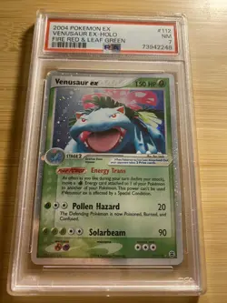 Pokemon 2004 Fire Red & Leaf Green Venusaur EX 112/112 PSA 7 - Image 3