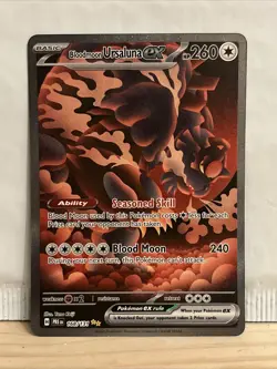 Bloodmoon Ursaluna 168/131 - Pokemon Prismatic Evolutions SIR English - NM/M - Image 1
