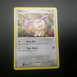 SKITTY 93/127 - NON-Holo COMMON - PLATINUM - 2009 NINTENDO Pokemon Card - NM/M - Image 1