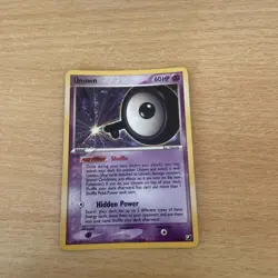 Unown Q - Q/28 - Pokemon Ex Unseen Forces Holo Rare Card NM - Image 1