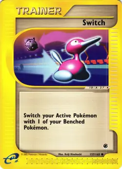 Pokemon TCG Switch Expedition Base Set 157/165 Regular Common VLP - Image 1