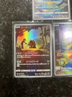 THREE Japanese Pokemon Sword & Shield Galarian Gallery Art Rare Lot Near Mint+ - Image 4