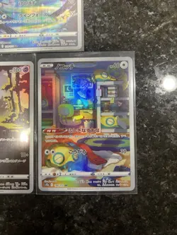 THREE Japanese Pokemon Sword & Shield Galarian Gallery Art Rare Lot Near Mint+ - Image 5