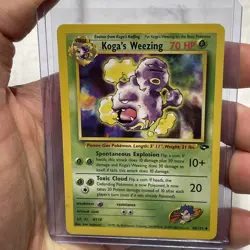 Pokemon TCG - Koga's Weezing 50/132 Gym Challenge Regular Uncommon NM Vintage - Image 1