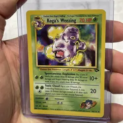 Pokemon TCG - Koga's Weezing 50/132 Gym Challenge Regular Uncommon NM Vintage - Image 2
