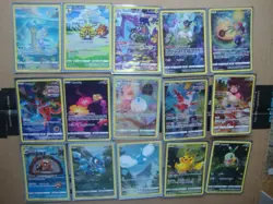 Crown Zenith Pokemon Galarian Gallery lot of 15 cards Lapras Mew Deoxys Latias - Image 1